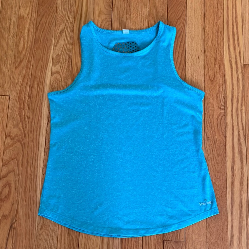 Tank top with cutout in the back